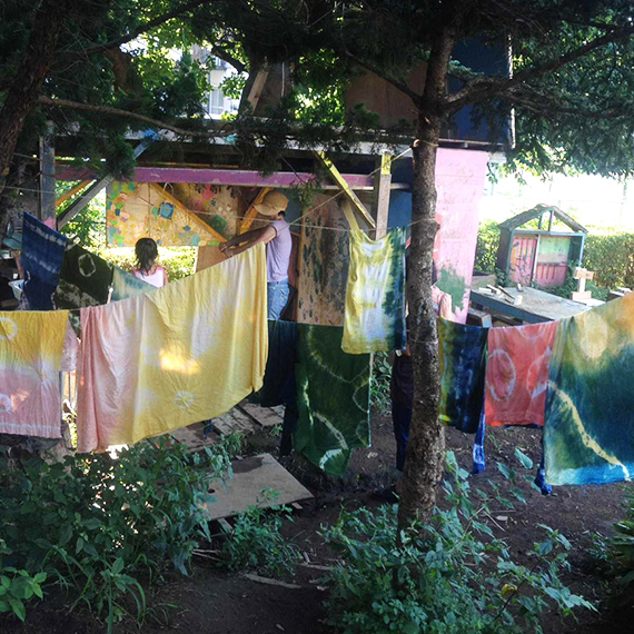 空間の感触『草木土染めWS』